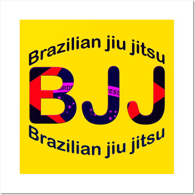 Brazilian jiu jitsu Wall Art by OnuM2018